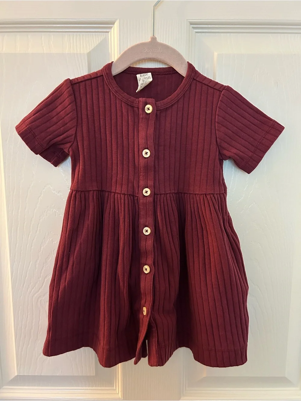 Kate Quinn Burgundy Dress